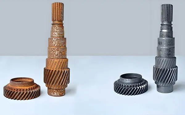 gears rust laser cleaning gears rust laser cleaning